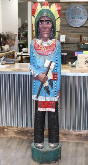 Cigar Store Indian.