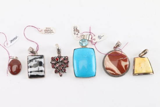 Lot of 6 Pendants.