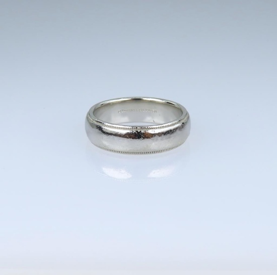 Authentic ‘TIFFANY’ Platinum Band