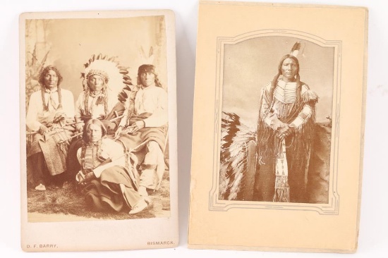 2 Cabinet Cards Depicting Natives.