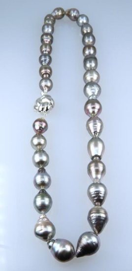 Gorgeous Black Baroque Tahitian Pearl