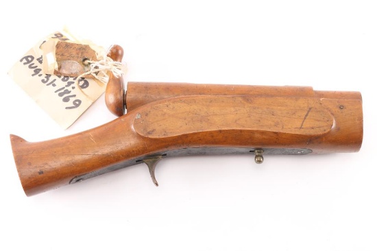 Carved Wood Patent Model Rifle Receiver