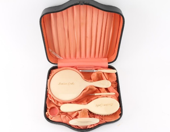 Louisa Cody 1906 Dated Vanity Set.