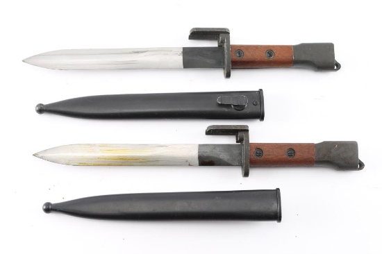 Two British Trials Pattern FN FAL Bayonets.