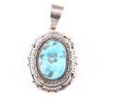 Charles Johnson Turquoise Pendant