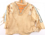 Beaded and Quilled War Shirt.