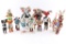 Lot of 10 Kachinas.