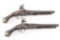 Pair of Replica Flintlock Pistols