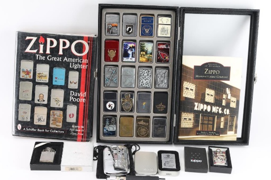 Lot of Zippo Lighter Items.