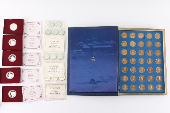 The Franklin Mint Treasury Lot.