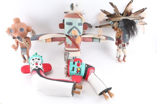 Lot of 5 Kachinas