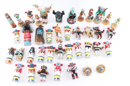 Lot of 32 Kachinas
