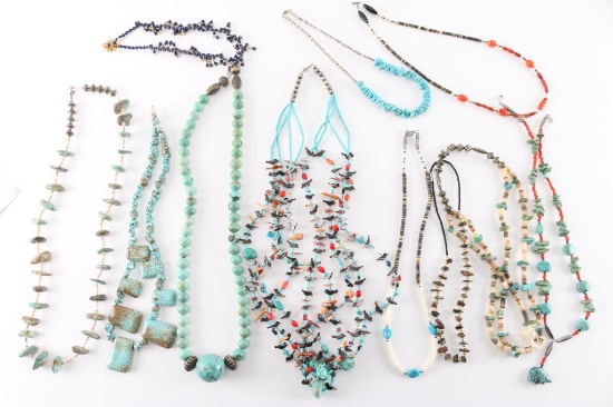 Lot of 11 Beaded Necklaces.