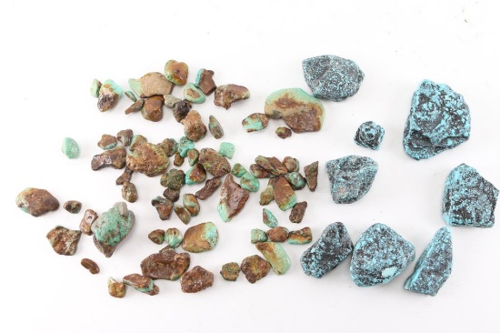 Lot of 2 lbs Uncut Turquoise.