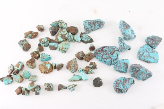 Lot of 2 lbs Uncut Turquoise.