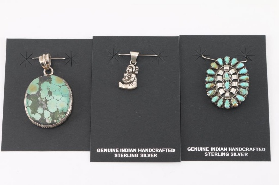 Lot of 3 Pendants.