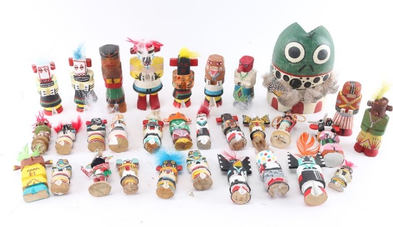 Large Lot of Hopi Kachinas