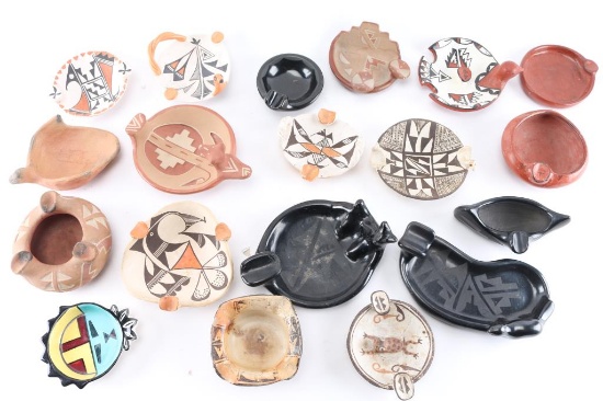 Lot of Indian Ashtrays