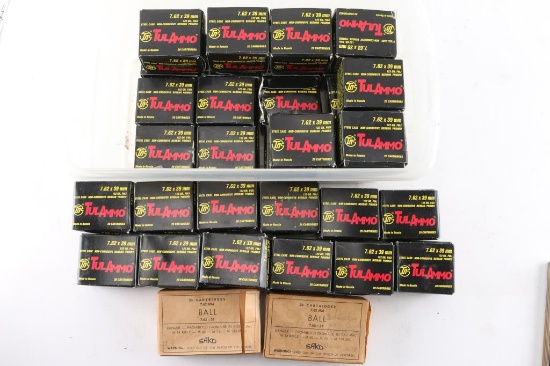 Lot of 7.62x39 Ammo.
