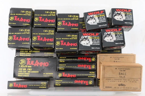 Lot of 7.62x39 Ammo.