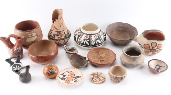 Lot of 17 Pieces of Pottery