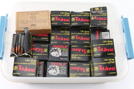 Lot of 7.62x39 Ammo.