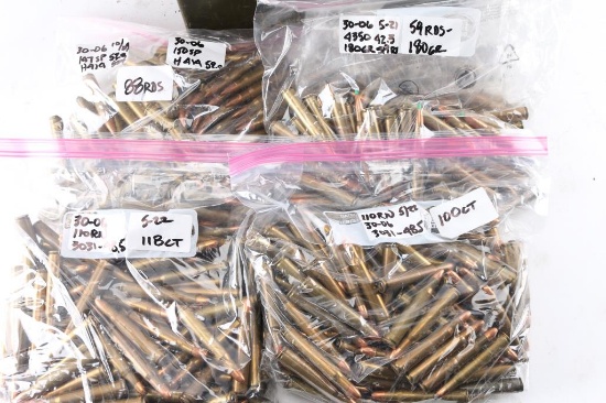 Lot of Reloaded 30-06 Ammo
