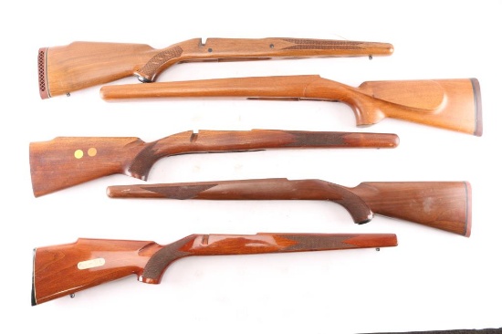 Lot of Five Rifle Stocks