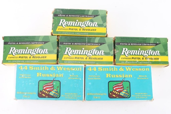 Lot of .38 S&W & .44 Russian Ammo
