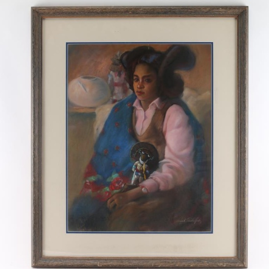 Pastel on Paper by Jack Tobaahe Gene.