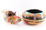 Painted Gourds.