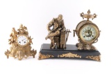 Lot of 2 Mantel Clocks