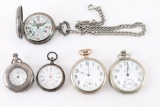 Lot of 5 Pocket Watches