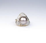 18CAI-11 TAHITIAN PEARL RING