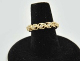 18RPS-29 GOLD WIRE KNOT BAND