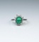 18CAI-11 COLOMBIAN EMERALD RING