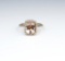 18CAI-40 MORGANITE & DIAMOND RING