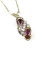 18CAI-47 RUBY & DIAMOND PENDANT