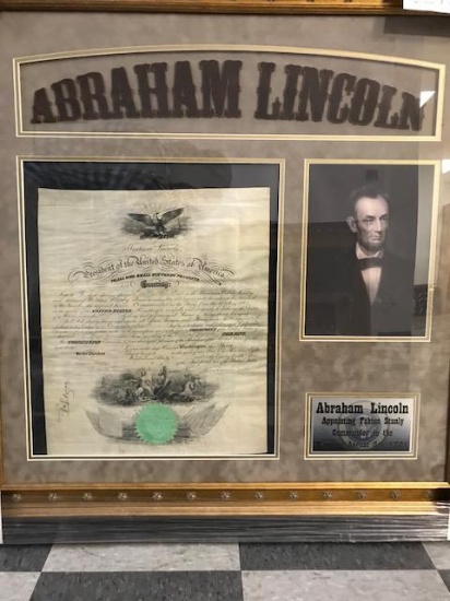 18GU-36 NAVAL COMM. SIGNED LINCOLN