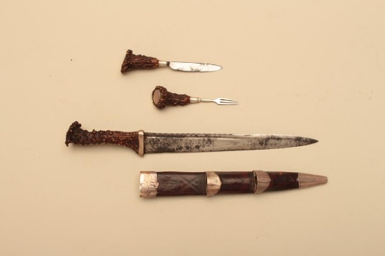 18KO-5 18TH TO EARLY 19TH CENT. SCOTTS DAGGER