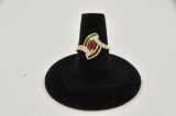 18RPS-24  MULTI COLOR STONE RING