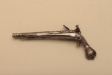 18KO-2 SCOTTISH HEART BUTT FLINTLOCK PISTOL