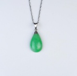 18CAI-49 APPLE GREEN JADE PENDANT