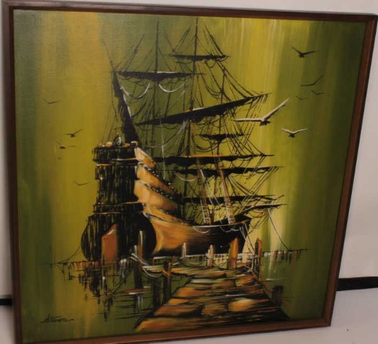 PAINTING OF PIRATE SHIP