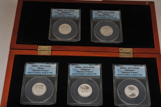 18RE-4 5 COIN SET