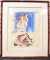 19FA-8 FRAMED LITHO OF NUDE BY HENDRIK GRISE