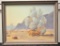 19FA-9 OIL ON BOARD OF DESERT SCENE