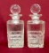 19GFE-46 PAIR GLASS DECANTERS