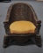 19SAV-107 CARVED TEAKWOOD CHAIR