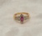 19RPS-9 RUBY & DIAMOND RING